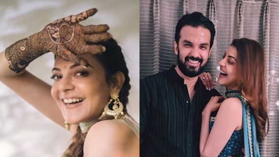 Kajal Aggarwal’s Marriage: Actress Flaunts Mehendi With Smile; Gautam Kitchlu Shares Pics From Puja