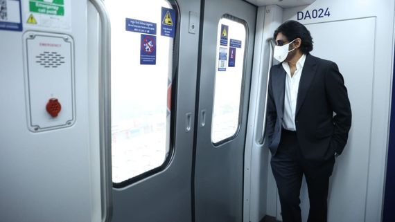 Pawan Kalyan Takes Hyderabad Metro To Reach Vakeel Saab’s Shoot Location; Pictures Win The Internet!