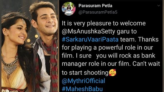 Sarkaru Vaari Paata: Anushka Shetty To Star Opposite Mahesh Babu? Here’s The Truth