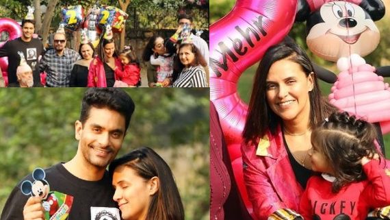 Neha Dhupia Gives Us A Sneak-Peek Into Daughter Mehr's Mickey And Minnie Themed Birthday Party
