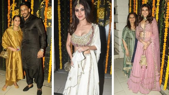 Mouni Roy, Karishma Tanna, Anita-Rohit & Others Dazzle At Ekta Kapoor’s Diwali Bash 