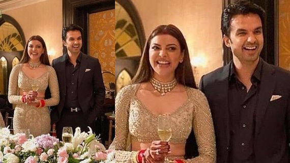 Kajal Aggarwal And Gautam Kitchlu Look Picture Perfect At Their Lavish Wedding Reception!