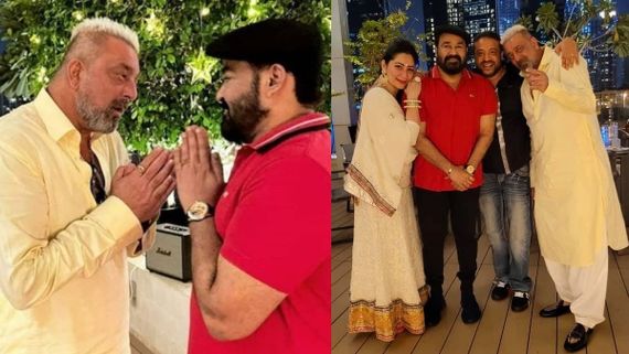 Mohanlal Celebrates Diwali With Sanjay Dutt In Dubai; The Pictures Take Social Media By Storm!
