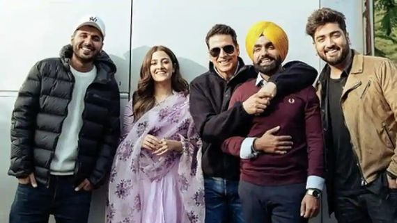 Nupur Sanon Celebrates Her First Working Birthday On Filhaal 2 Sets With Akshay Kumar And Team