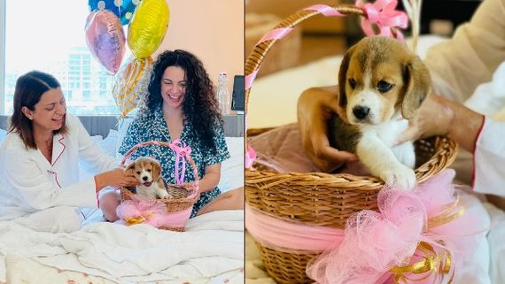 Kangana Ranaut Gives Sister Rangoli Chandel A Cute Surprise Gift On Her Birthday; Get Ready To Go All Hearts!