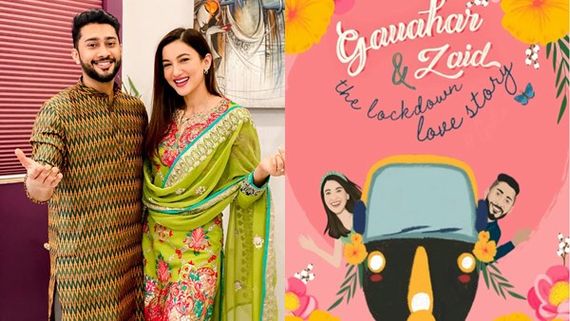 Gauahar Khan & Zaid Darbar Share Their Lockdown Love Story With An Adorable GaZa Wedding Invite Video