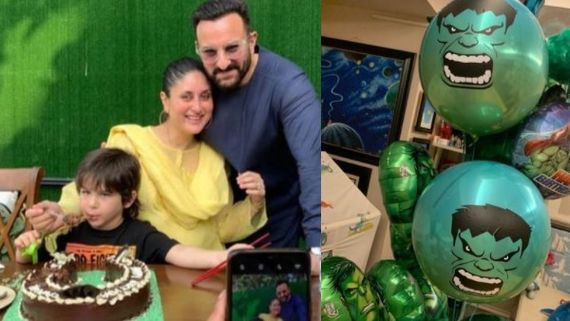 Taimur Ali Khan's Birthday Celebration: Saif-Kareena's Son Rings In His Special Day With A Hulk-Themed Party