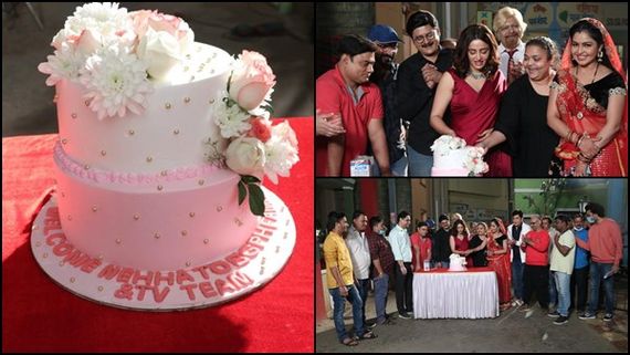Nehha Pendse As Anita Bhabhi Receives A Warm Welcome From The Team Of Bhabiji Ghar Par Hai