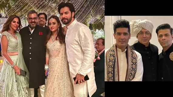 Varun Dhawan-Natasha Dalal's Wedding: The Newlyweds Pose For Pictures With Guests