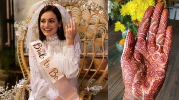 Dia Mirza-Vaibhav Rekhi's Wedding: Bride-To-Be Shares A Picture Of Her Beautiful Mehendi