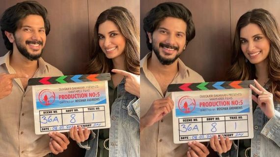 Dulquer Salmaan Welcomes Diana Penty To His Cop Film; Pens Down The Sweetest Note!