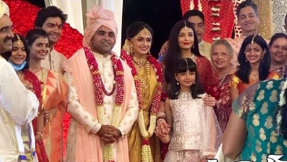 Aishwarya Rai Bachchan Attends Cousin's Wedding Along With Aaradhya & Abhishek Bachchan [Inside Pictures]