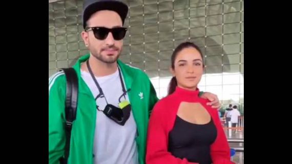Aly Goni And Jasmin Bhasin Spotted At The Airport; Paparazzi Call Them ‘Rab Ne Bana Di Jodi’