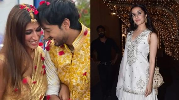 Priyaank Sharma-Shaza Morani's Wedding Bash: Shraddha Kapoor, Poonam Dhillon And Others Grace The Party