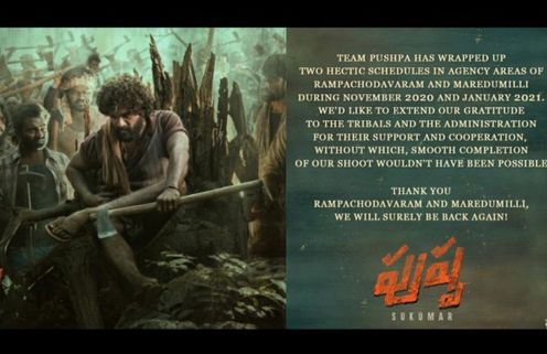Pushpa Shoot Update: Makers Of Allu Arjun Starrer Announce Wrap Up Of Two Hectic Schedules