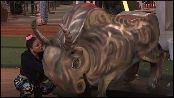Bigg Boss 14 Extra Masala: Here’s What Rakhi Sawant Whispered In The Bull Statue’s Ears