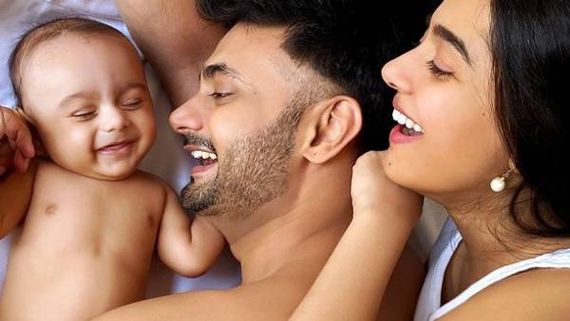 Amrita Rao’s Little Munchkin Veer Celebrates His First Holi, Daddy RJ Anmol Shares A Glimpse