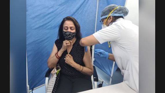 Hema Malini Receives COVID-19 Vaccine; Shares Pictures Of The Same  