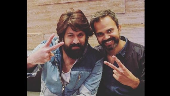 KGF Chapter 2: Yash Starts Dubbing For The Action Drama; Picture With Prashanth Neel Goes Viral