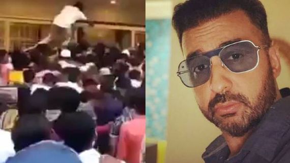Raj Kundra Takes Jibe At Crowd Outside A Theatre: Looks Like This Cinema Is Guaranteeing COVID-Free Experience