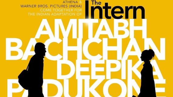 The Intern First Look Poster: Deepika Padukone Welcomes Amitabh Bachchan On Board