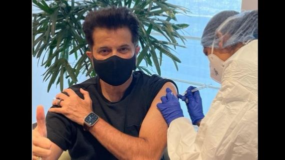 Anil Kapoor Takes His Second Dose Of COVID-19 Vaccine; Son Harsh Varrdhan Kapoor Reacts!