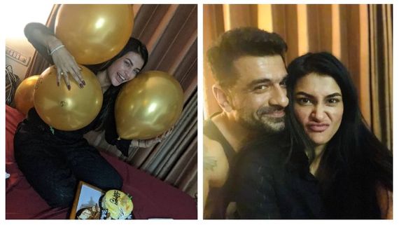 Bigg Boss 14's Eijaz Khan Surprises Pavitra Punia On Her Birthday; Couple Enjoy Intimate Celebration At Home