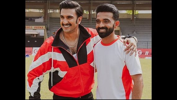 Ranveer Singh Poses With Cricketer Ajinkya Rahane, Wishes Him For IPL 2021 