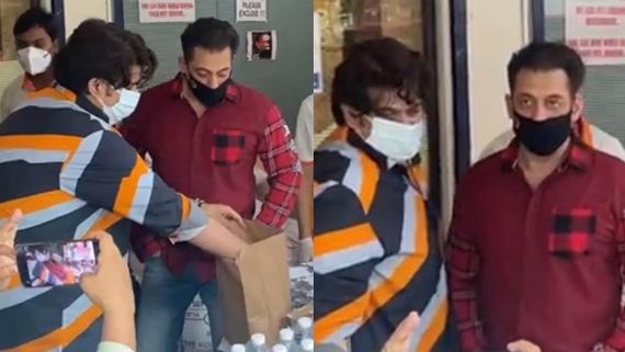 Salman Khan Distributes 5000 Food Packets To Frontline COVID-19 Warriors