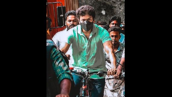 Tamil Nadu Elections 2021: Fans Go Gaga Over Vijay As He Cycles To Polling Booth To Cast Vote