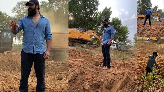Yash Intends To Build Lakes On His Land To Restore Groundwater Level; Pics From Farmhouse Go Viral