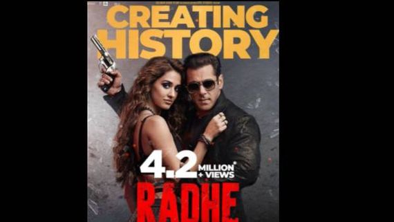 Salman Khan Starrer Radhe Creates History, Garners 4.2 Million Views On Its First Day