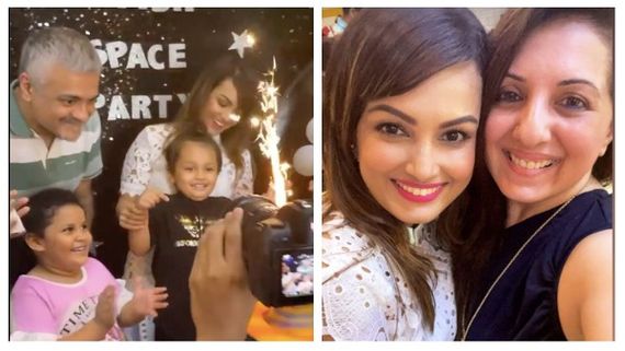 Munisha Khatwani Shares Pictures From Nisha Rawal And Karan Mehra’s Son Kavish’s Birthday Celebrations