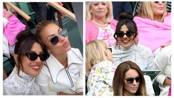 Priyanka Chopra At Wimbledon 2021 Final With Tom Cruise, Kate Middleton, Prince William & Martina Navratilova!