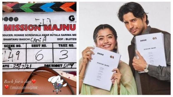 Rashmika Mandanna is 'Back For A Day' for Mission Majnu, Read On!