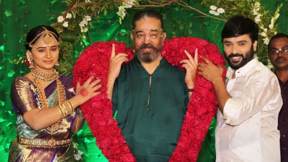 Bigg Boss Fame Snehan Ties The Knot With Kannika Ravi; Kamal Haasan Attends The Wedding