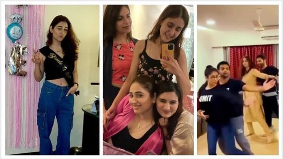 Disha Parmar Enjoys Bachelorette Party With Her Girl Gang; Rahul Vaidya's Comment Is Unmissable