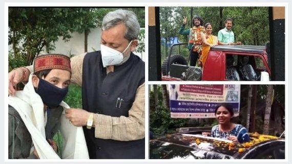 Indian Idol 12: Pawandeep Meets Uttarakhand CM; Arunita Kanjilal And Nihal Tauro Get Grand Welcome In Hometown