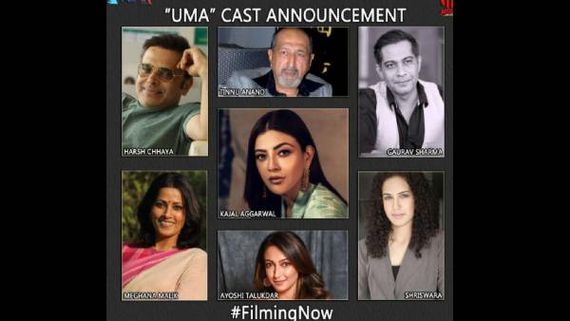 Kajal Aggarwal Begins Shooting For Her Upcoming Film Uma In Kolkata