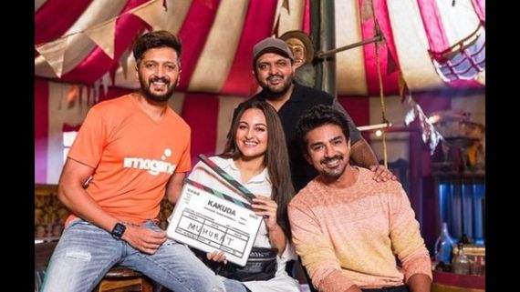 Kakuda: Riteish Deshmukh, Sonakshi Sinha And Saqib Saleem Team Up For A Horror Comedy; Film Goes On Floors