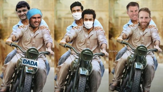 RRR's Poster Starring Ram Charan And Jr NTR Turns Out To Be A Huge Hit; Celebs Share Their Own Versions