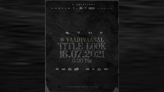 Suriya’s Vaadivaasal Title Look To Be Out Tomorrow At THIS Time
