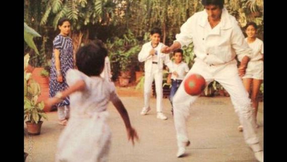 Amitabh Bachchan Shares A Rare Throwback Picture Of Himself Playing Football On National Sports Day