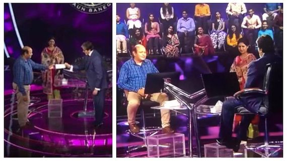 KBC 13 Contestant Fulfils Father-In-Law's Dream Of Sitting On Hot Seat, Gives Winning Amount Cheque To Him