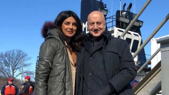 Anupam Kher Praises Priyanka Chopra As He Dines At Her Restaurant Sona In NYC