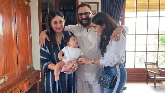 Sara Ali Khan Wishes Saif Ali Khan With A Picture With Him, Jehangir Ali Khan & Kareena Kapoor Khan