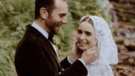 Lily Collins Shares Pictures Of Her Secret Wedding To Charlie McDowell; Says Never Been Happier