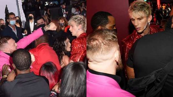 MTV VMAs: Machine Gun Kelly & Conor McGregor Get Into Scuffle On The Red Carpet, Latter Tried To Throw Punch