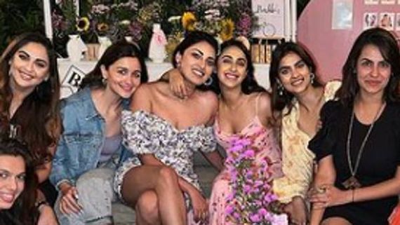 Alia Bhatt Attends Anushka Ranjan's Bridal Shower, Parties With Sussanne Khan, Krystle Dsouza And Others  