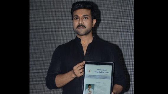 Ram Charan Launches Website Of Chiranjeevi Charitable Trust